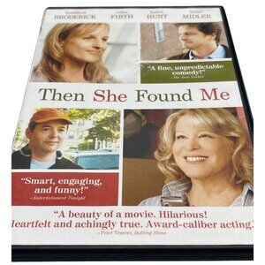 Then She Found Men DVD Matthew Broderick Helen Hunt Colin Firth Midler READ